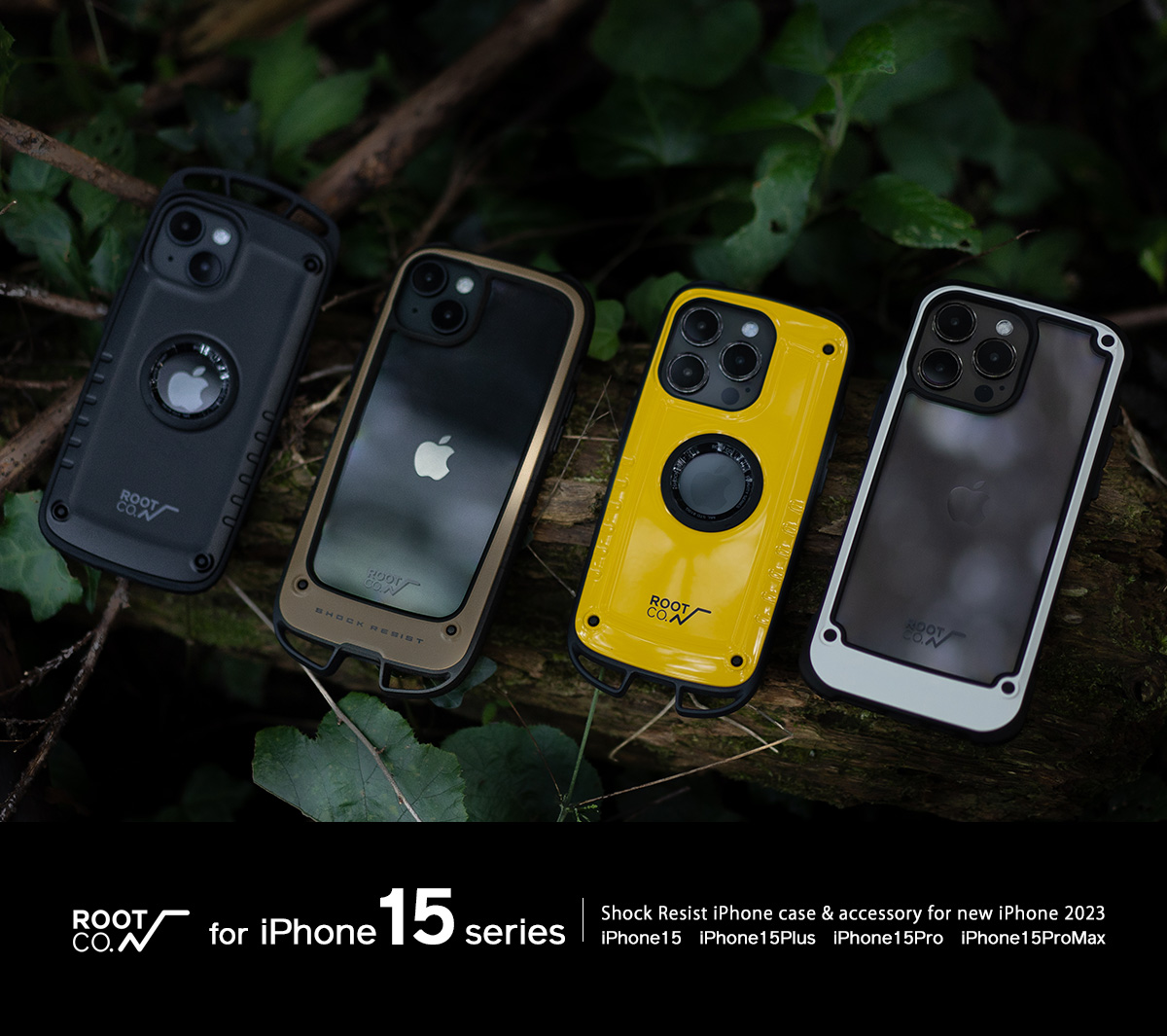 ROOT CO.】iPhone15シリーズ対応アクセサリー