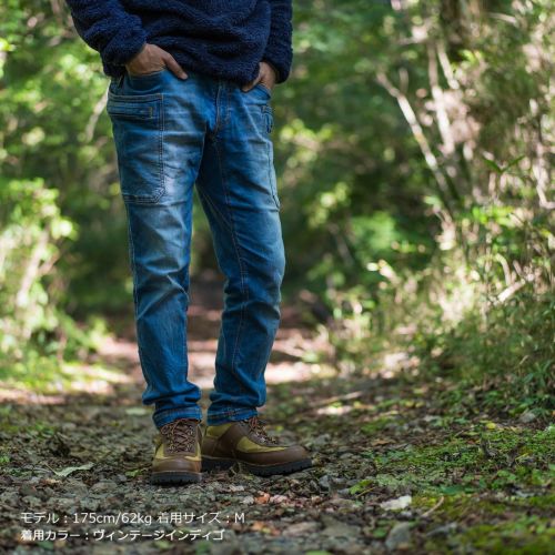 GRIP SWANY STRETCH DENIM PANTS ROOT CO. Collaboration Model
