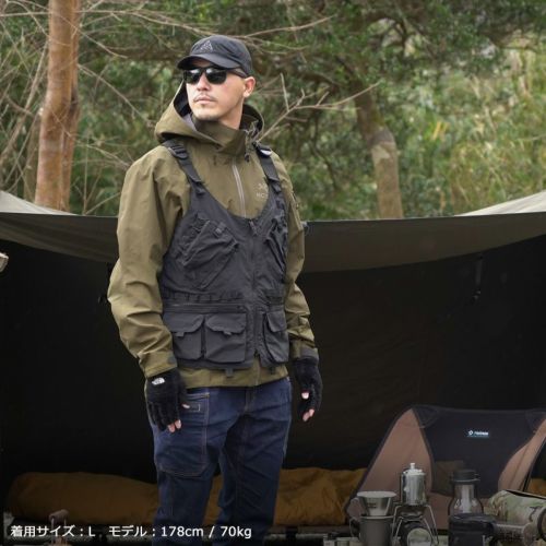 ウェア ROOT CO.grn outdoor TEBURA VEST 21 grn outdoor TEBURA VEST ROOT CO. Collaboration Model | ROOT
