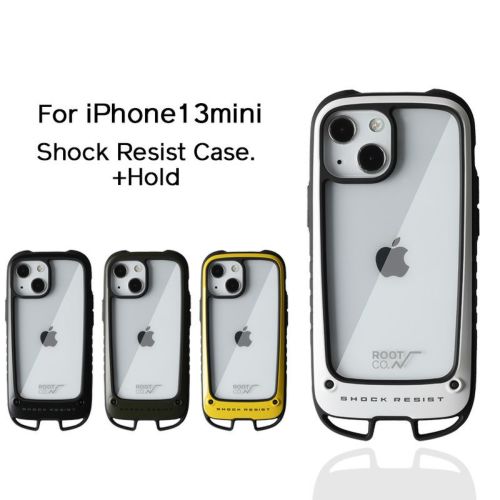 GRAVITY Shock Resist Case +Hold. 13mini用 Shock Resist Case +Hold. for iPhone13mini | ROOT CO