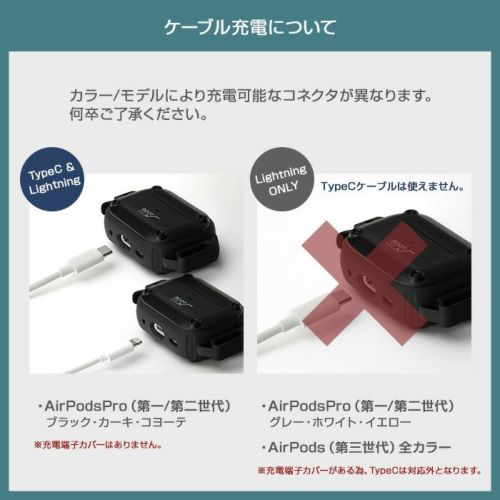 GRAVITY Shock Resist Case Pro. for AirPods/AirPods Pro