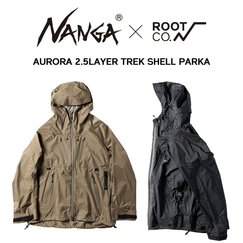 NANGA×ROOT CO. AURORA 2.5LAYER TREK SHELL PARKA | ROOT CO. ONLINE SHOP 