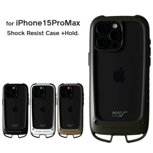 iPhone15ProMax専用】GRAVITY Shock Resist Case +Hold. | ROOT CO 