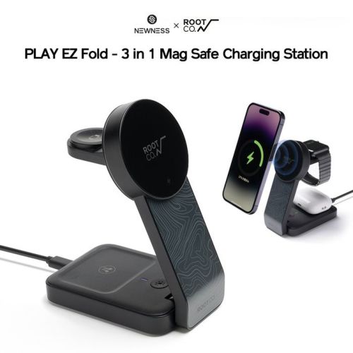 PLAY EZ Fold - 3 in 1 Mag Safe Charging Station | ROOT CO. ONLINE SHOP