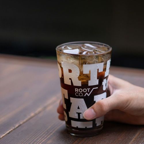 ROOT.co tarptotarp パイントグラス　2個セット　パッチ付き TARP GLASS/ROOT CO. ver. | ROOT CO. ONLINE SHOP
