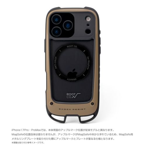 iPhone17Pro専用】GRAVITY Shock Resist Case +Hold. | ROOT CO